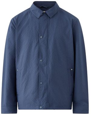 Barbour Ashbury Seersucker Casual Jacket - Blue