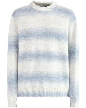 SELECTED Space Dyed Crew Neck Knit - Blue