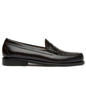 G.H. Bass & Co. Weejun Heritage Larson Moc Shoes - Black