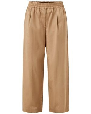 Weekend by Maxmara Golfo Wide-Leg Trousers Camel - Natural