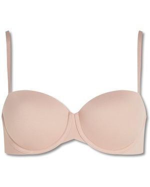 Calvin Klein Perfectly Fit Lightly Lined Strapless Bra - Pink