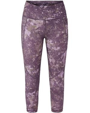 Sweaty Betty Power Cropped Workout Leggings - Purple