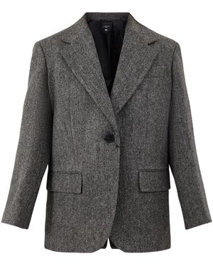 Weekend by Maxmara Tronto Shoulder Paf Blazer - Grey