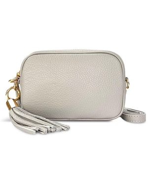Apatchy London The Mini Tassel Phone Bag - White