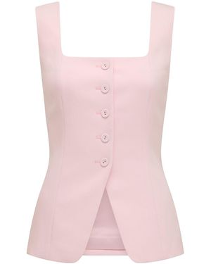 Forever New Haisley Square Neck Waistcoat - Pink