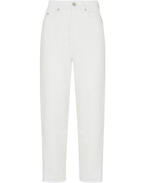 Whistles Authentic Barrel Leg Jean - White