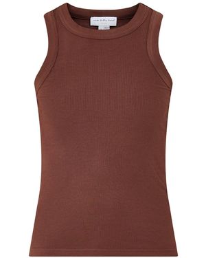 Never Fully Dressed Rib Tank - Brown