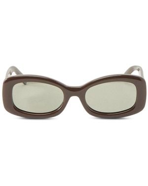 Damson Madder Eyelet Sunglasses Chocolate - Metallic