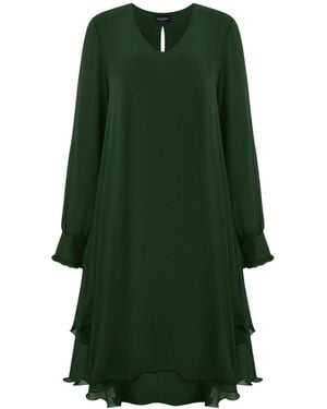 James Lakeland Wave Hem Dress - Green
