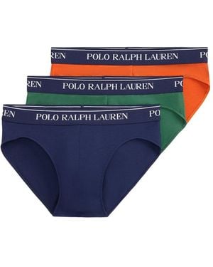 Polo Ralph Lauren 3 Pack Briefs Multi - Blue