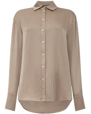 James Lakeland Satin Finish Shirt - Natural