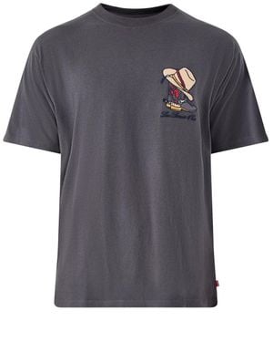 Levi's Vintage Fit Graphic Tee Horseshoe Bison - Blue