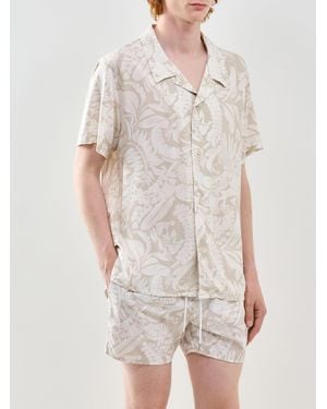 BOSS Beach Short Sleeve Shirt - White