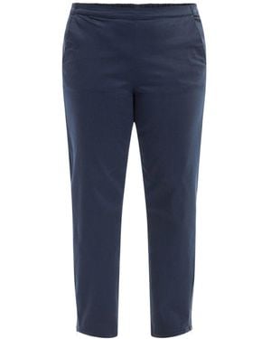 Masai Mapadme Solid Chino Trousers - Blue