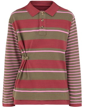 Damson Madder Organic Noah Cinch Rugby Top - Red