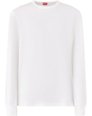 DIESEL T-Adjust-R17 Long Sleeves Tee - White