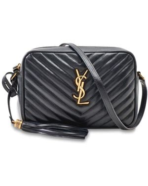 Le Prix Saint Laurent Small Calfskin Camera Bag – - Black