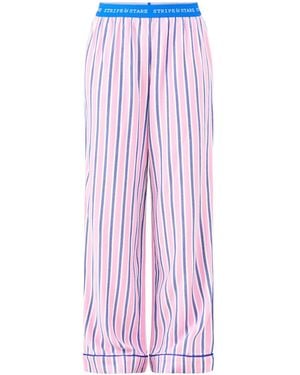 Stripe & Stare Ecovera Pyjama Bottoms Stripe - Pink