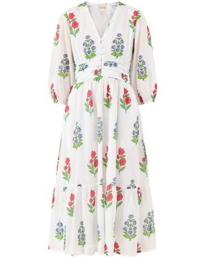 Aspiga Jyoti Midi Dress - White