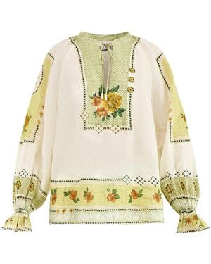 ALÉMAIS Dixie Blouse - Metallic