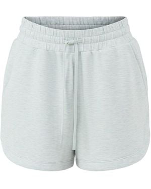 Varley Coulter High Rise Sweat Shorts - Blue