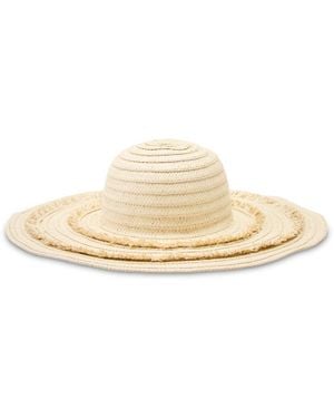 Pieces Line Hat - Natural