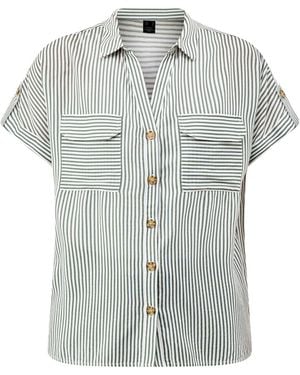 Vero Moda Bumpy Short Sleeve Shirt Multi - Green