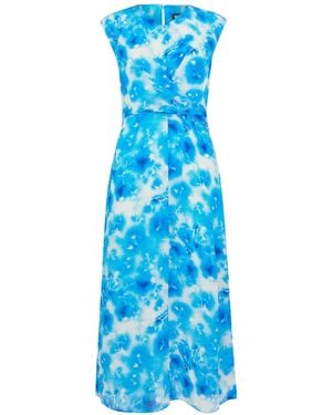 Whistles Women's Sprayed Flowers Daina Dress - Blue