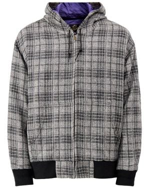 Needles Zipped Hooded Jacket Multi - Grey