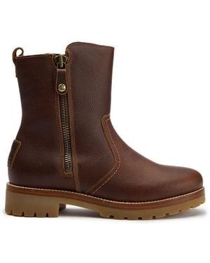 Panama Jack Fabi Igloo Boots Tan - Brown