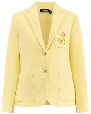 Ralph Lauren Anfisa Lined Blazer - Yellow