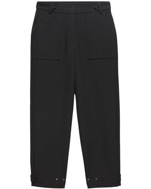 Mint Velvet Straight Tailored Trousers - Black