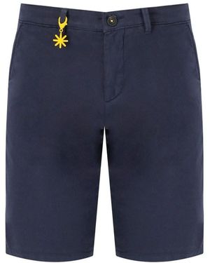 Manuel Ritz Pantalón corto chino - Azul