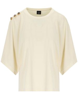 Marella Puzzle Blouse - White