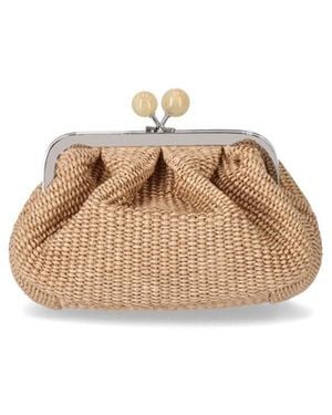 Weekend by Maxmara Clutch pasticcino palmas small - Neutro