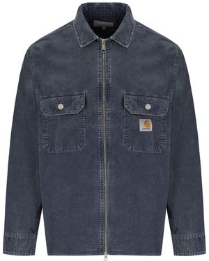 Carhartt Chaqueta camisa reynold dusky blue - Azul