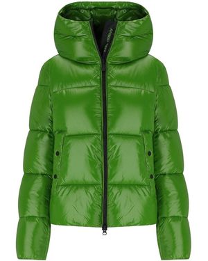 Save The Duck Biddy Gevoerd Jas Met Capuchon - Groen