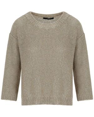 Weekend by Maxmara Gelada Sand Pullover - Grey