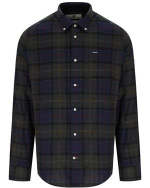 Barbour Camicia Fortrose Blu