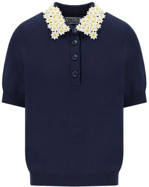 Essentiel Antwerp Jember Polo Shirt - Blue