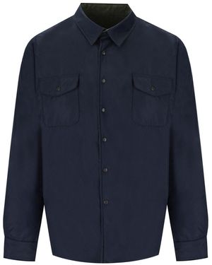 B-D BAGGIES Baltimora En Groen Omkeerbaar Overshirt - Blauw