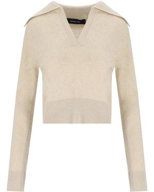 FEDERICA TOSI Maglia Polo Burro - Neutro