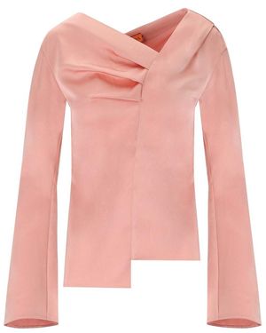 Stine Goya Top Satin - Rosa