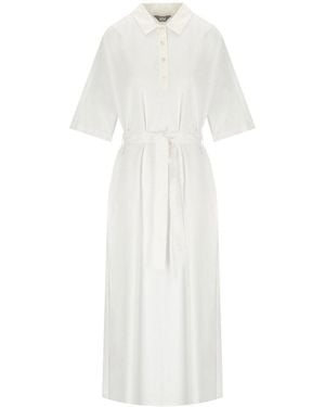Max Mara Albero Long Dress - White