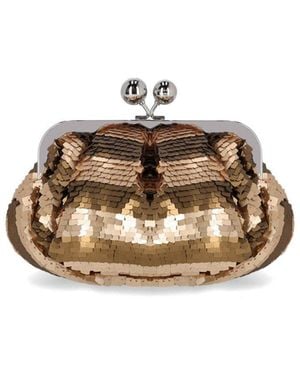 Weekend by Maxmara Pasticcino Barca Small Clutch - Natural