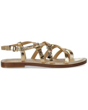 Michael Kors Darrington flache sandale - Braun