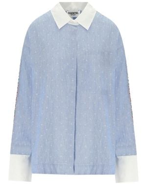 Essentiel Antwerp Harkle Light Shirt - Blau