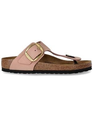 Birkenstock Ciabatta Infradito Gizeh Big Buckle - Marrone