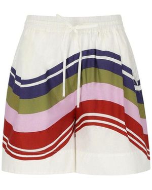 Essentiel Antwerp Jive Ivory Shorts - Red