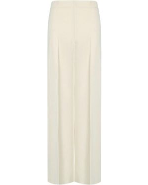 Twinset Pantalón wide leg madreperla - Blanco